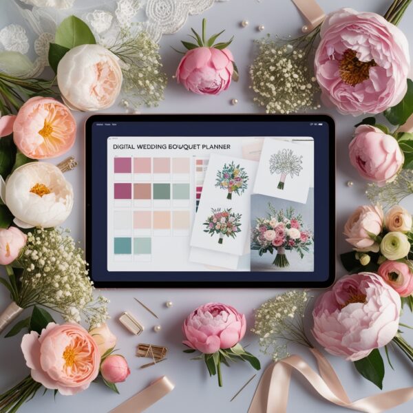 Customizable Wedding Bouquet Planner - Perfect Bridal Flower Designs - Image 3