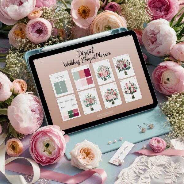 Customizable Wedding Bouquet Planner - Perfect Bridal Flower Designs