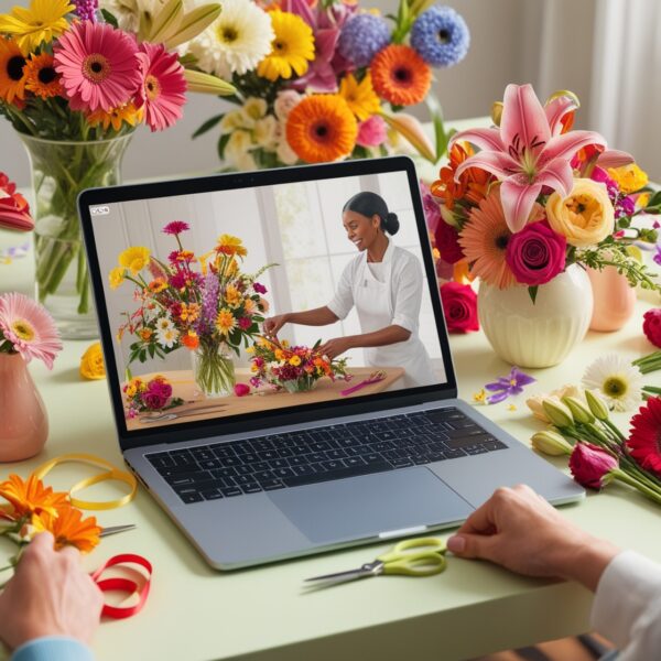 Virtual Floral Arrangement Workshop - Learn Live from Expert Florists - Image 4